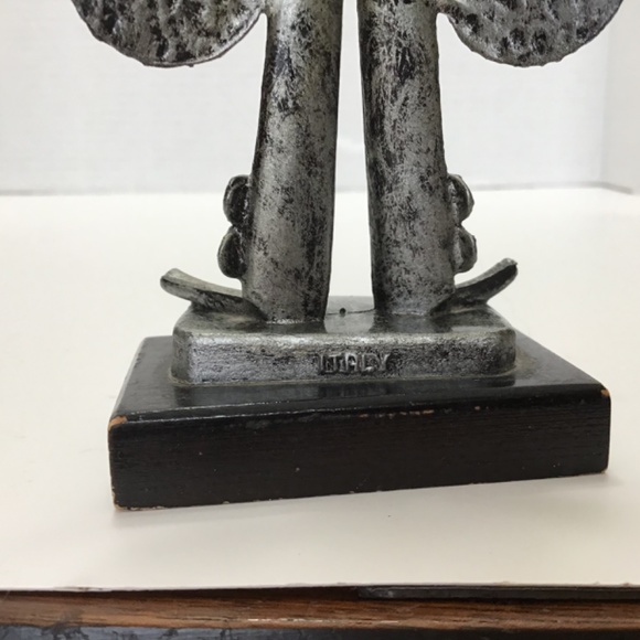 Vintage Plastic Silver Black Clown Made in Italy - Picture 7 of 7